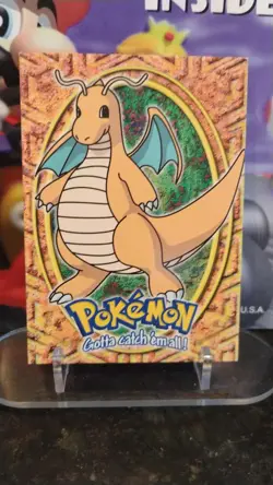 DRAGONITE Stage 3 POKEMON Embossed E12 of 12 Trading Card 1999 TOPPS #149 - Image 1