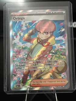 Pokemon TCG S&V Obsidian Flames Ortega Trainer Full Art Ultra Rare Card 219/197 - Image 1