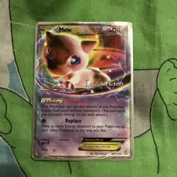 Pokemon Mew EX 46/124 Card 2014 World Championships, Silver Outline, Signed - Image 1