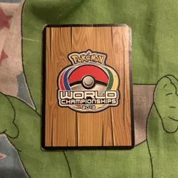 Pokemon Mew EX 46/124 Card 2014 World Championships, Silver Outline, Signed - Image 2