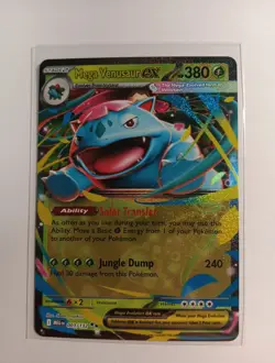 Mega Venusaur Ex 003/132 Ultra Rare Pokemon Card Near Mint - Image 1