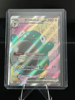 Pokemon TCG Ionos Bellibolt EX SVP 194 Journey Together Black Star Promo Card - Image 1