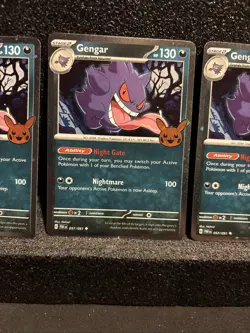 Gengar (Cosmos Holo) 057/091 Trick or Trade 2024 Pokemon Card TCG - Image 3
