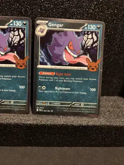 Gengar (Cosmos Holo) 057/091 Trick or Trade 2024 Pokemon Card TCG - Image 4
