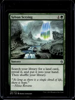 MTG: Sylvan Scrying - Battle for Zendikar - Magic Card - Image 1