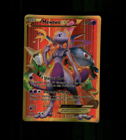 Custom Holo Mewtwo EX Card Mewtwo Card READ DESCRIPTION BELOW - Image 1