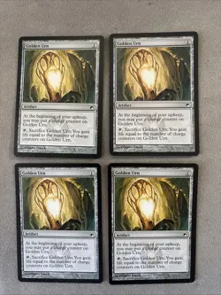 GOLDEN URN X4 4 4X Scars of Mirrodin MTG Magic the Gathering Cards - Image 1
