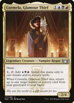 Cormela, Glamour Thief 1x MtG Streets of New Capenna SP/NM - Image 1