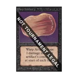 WOTC MtG Collector's Ed Warp Artifact (CE) (R) NM - Image 1