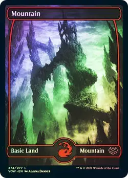 13x Mountains Foil Full Art Innistrad Crimson Vow Mint/nm Rare Mtg Magic Promo - Image 2