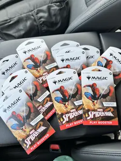 MTG: Magic The Gathering Marvel Spider-Man Play Sleeved Booster Pack IN HAND 🔥 - Image 1