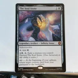 1x The Soul Stone Mythic Marvel's Spider-Man MTG - Image 1