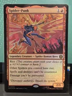 Spider-Punk (Foil) - 0092 - Marvel's Spider-Man MTG - NM/M - Ships Now - Image 1
