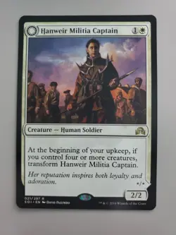 MTG Hanweir Militia Captain Shadows over Innistrad Regular Rare - Image 1