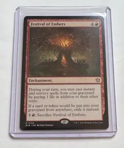 Festival of Embers #134 Bloomburrow Rare Enchantment MTG NM/M - Image 1