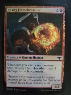 Kessig Flamebreather NM FOIL Innistrad: Crimson Vow MTG FREE SHIPPING - Image 1