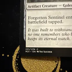 Forgotten Sentinel Foil (231) Core Set 2021 M21 MTG Magic - Image 2