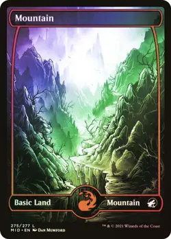 13x Mountains Foil Full Art Innistrad Midnight Run Mint/nm Rare Mtg Magic Promo - Image 2