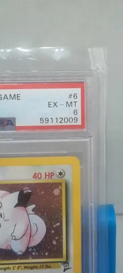 PSA 6 CLEFAIRY HOLO 6/130 2000 POKEMON BASE 2 / BASE II / BASE SET 2 Vintage TCG - Image 4