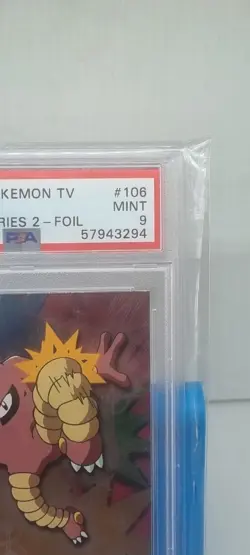 PSA 9 Hitmonlee #106 Pokemon 2000 Topps TV Animation Series 2 Foil Mint Vintage - Image 4