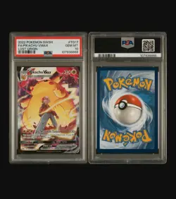 2022 POKEMON SWORD & SHIELD LOST ORIGIN #TG17 FULL ART/PIKACHU VMAX PSA 10 - Image 3