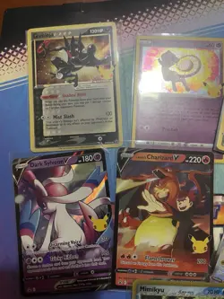 Pokemon Celebrations Lot Pikachu Mew Charizard Mimikyu Greninja Sylveon NM - LP - Image 4