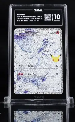 Reshiram 113 + Zekrom 114-Both TAG GRADE 10-Pokemon Celebrations - Image 2