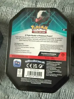 Tyranitar Slaking Darkrai Pokemon Tins Lot of 3 Sealed set USA 2024 Reissue New - Image 5