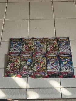 10x 10 Pokemon Scarlet And Violet S&V Base Booster Pack Sealed NEW LOT MEW PACKS 820650853258 - Image 1