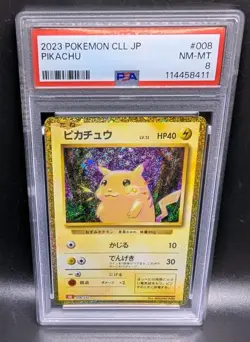 Pikachu POKEMON JAPANESE CLL TCG CLASSIC CHARIZARD & HO-OH ex DECK 008/32 PSA 8 - Image 3