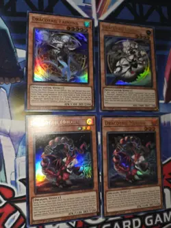 Yugioh Justice Hunters X4 Dracotail Ultra Rare Cards NM - Image 2