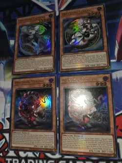 Yugioh Justice Hunters X4 Dracotail Ultra Rare Cards NM - Image 3