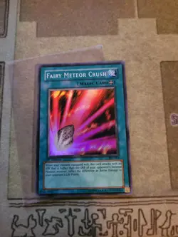 YUGIOH FAIRY METEOR CRUSH PSV-063 SUPER 1ST ED NM 1996 - Image 2