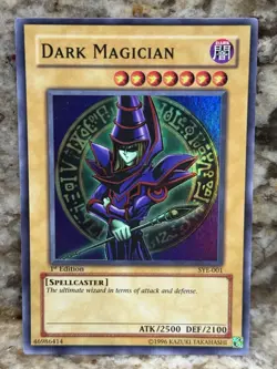 Yugioh! Dark Magician SYE-001 Super Rare 1st Edition LP - Image 1