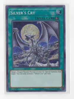 YuGiOh TCG Silver's Cry Secret rare LCKC-EN034 Nm - Image 1