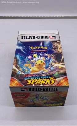 Pokemon Built To Battle Scarlet & Violet Surging Sparks Trading Cards Game Box - Image 1