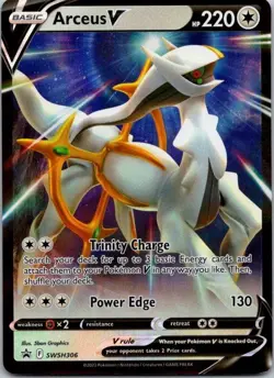 Arceus V - SWSH306 Promo SWSH: Sword & Shield Promo Cards NM - Image 1