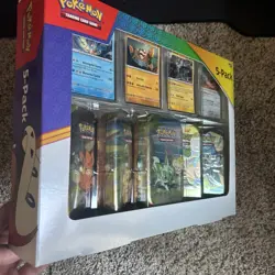 Pokemon TCG Scarlet & Violet Paldea Friends 5 Mini Tins Set + 4 Promo Cards Box - Image 3