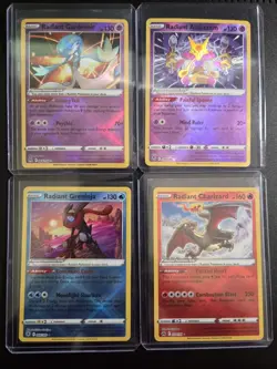 Pokemon Card Lot Radiant Shiny Holo Charizard 020 Greninja 46 Alakazam 59 & More - Image 1