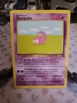 Slowpoke (55/62) ~ [Fossil Unlimited] Vintage 1999 -WotC- Pokemon TCG Card - Image 1