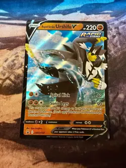 Rapid Strike Urshifu V SWSH107 SWSH: Sword & Shield Promo Cards Holo - Image 1