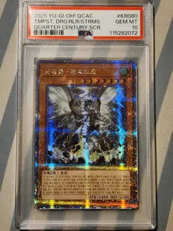 Yu-Gi-Oh! PSA 10 Tempest Quarter Century Secret Rare Card Korean - Image 1
