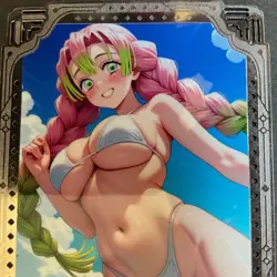 Goddess Story Gold METAL Card - Serial Number #175/200! - Anime Bikini Mitsuri - Image 2