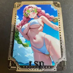 Goddess Story Gold METAL Card - Serial Number #175/200! - Anime Bikini Mitsuri - Image 4