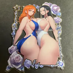 Goddess Story Gold METAL Card - Serial Number #137/200! - Anime Bikini Nami BOA - Image 4
