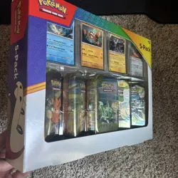 Pokemon TCG Scarlet & Violet Paldea Friends 5 Mini Tins Set + 4 Promo Cards Box - Image 3