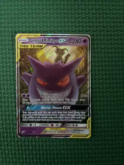Pokemon TCG Gengar & Mimikyu GX Team Up Holo Ultra Rare Card 53/181 - Image 1