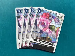 Strikedramon BT19-060 Playset Special Booster 2.0 2.5 Digimon Card Game x4 - Image 1