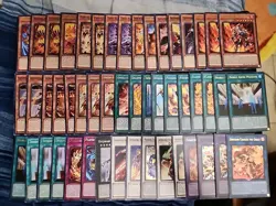 Yugioh 50 Card Infernoble Flame Swordsman Deck Core Metalflame Museum Charles - Image 1