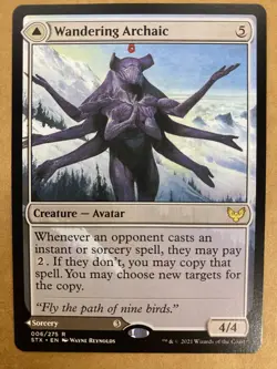 MTG 1x Wandering Archaic 6 Strixhaven: School of Mages Magic the Gathering x1 NM - Image 1